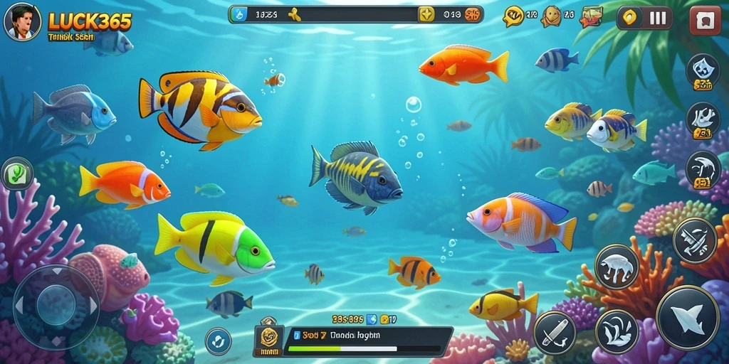 Gameplay seru dan menantang dalam LUCK365 yang penuh warna.
