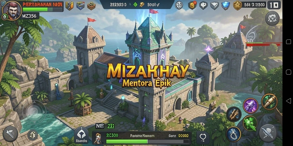 Tangkapan layar MZ356 menampilkan aksi pertahanan menara yang mendebarkan.