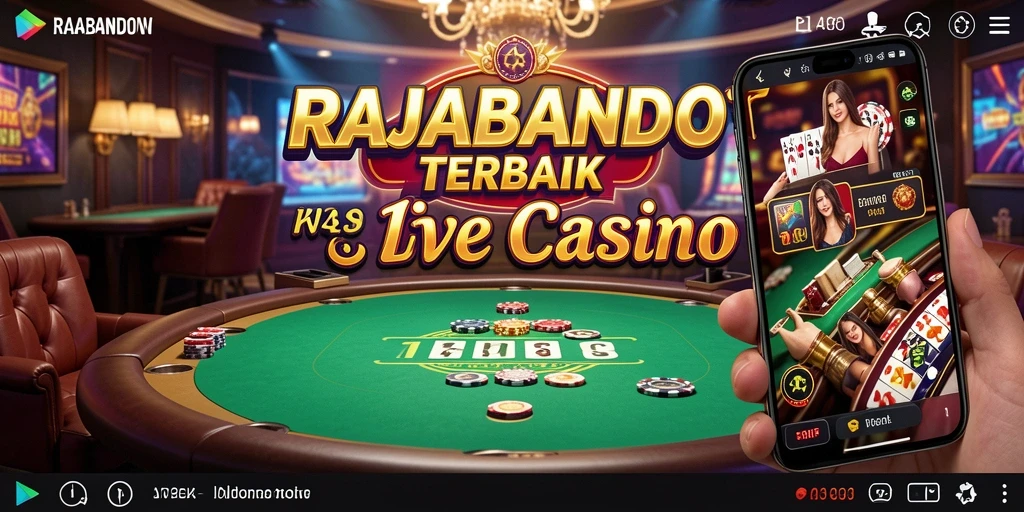 Tampilan menarik dari gameplay Live Casino RAJABANDOT yang mendebarkan.